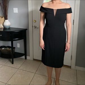 Black cocktail dress